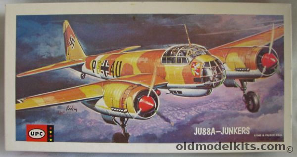 UPC 1/58 Junkers Ju-88A (ex-Lindberg), 5061-100 plastic model kit